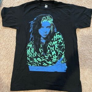 Billie Eilish Press Photo Shirt Licensed 2020 Lash Music Size L